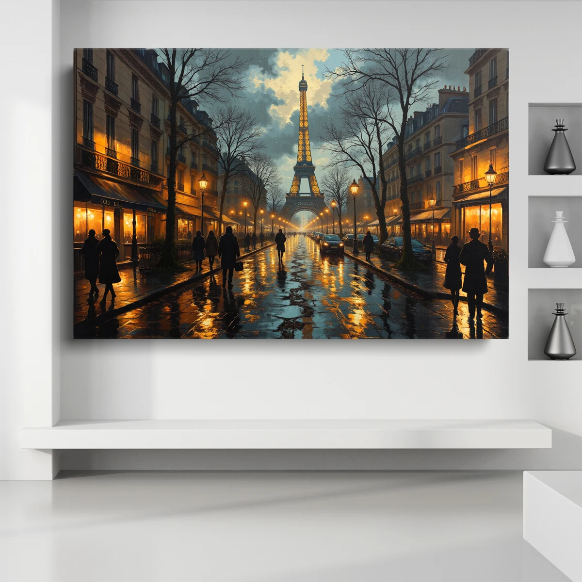 Tableau Paris Tour Eiffel – Photographique – toile – horizontal